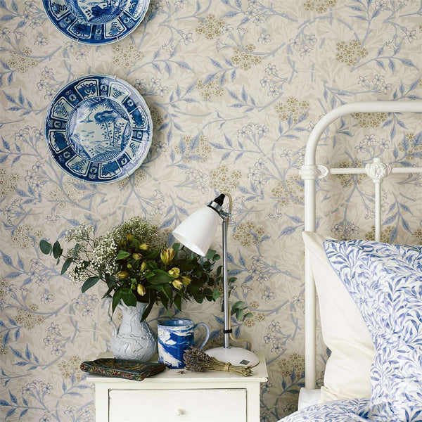 Jasmine-behang-Tapete-Morris & Co-Selected Wallpapers
