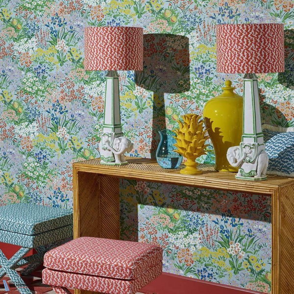 Jolies Fleurs-behang-Tapete-Pierre Frey-Selected Wallpapers