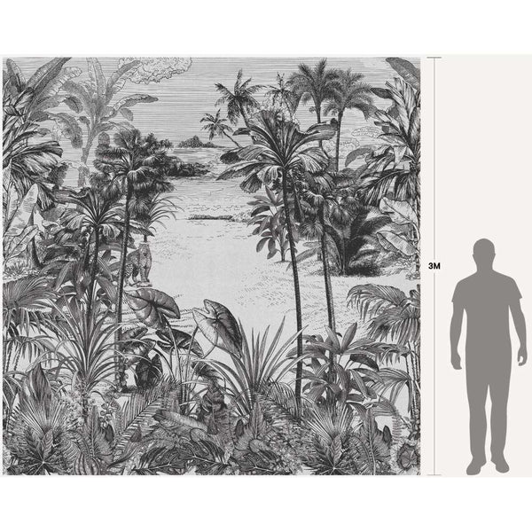 Jubatus-behang-Inkiostro Bianco-Selected Wallpapers