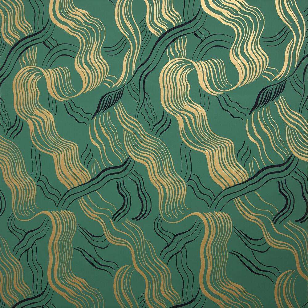 Jubilee-behang-Tapete-Kelly Wearstler-Green/Gold-Rol-GWP-3504.348-Selected Wallpapers