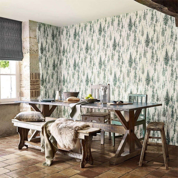 Juniper Pine-behang-Tapete-Sanderson-Selected Wallpapers