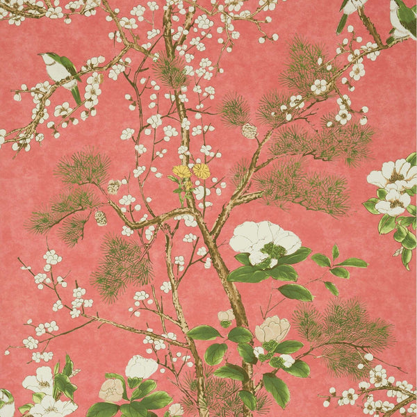 Katsura-Wallpaper-Thibaut-Coral-Roll-T13624-Selected Wallpapers