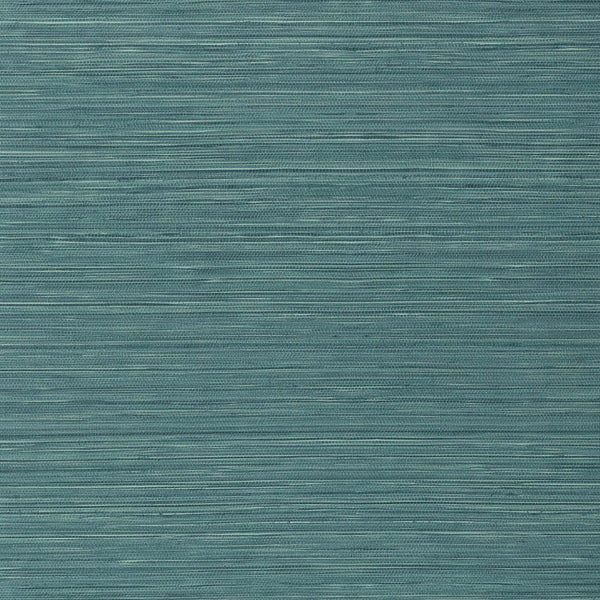 Kendari Grass-Wallpaper-Thibaut-Teal-Roll-T302-Selected Wallpapers