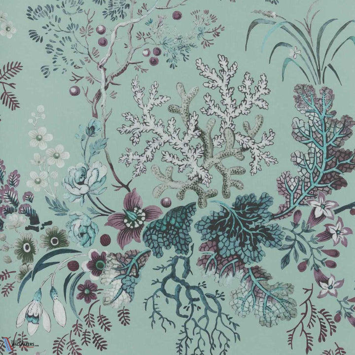 Kilburn's Coral-Behang-Tapete-1838 wallcoverings-Mist Green-Rol-2311-166-02-Selected Wallpapers