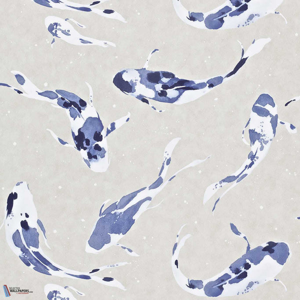 Koi-behang-Harlequin-Indigo-Rol-110902-Selected Wallpapers
