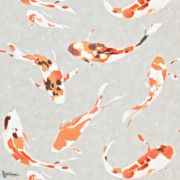 Koi-behang-Harlequin-Paprika-Rol-110903-Selected Wallpapers