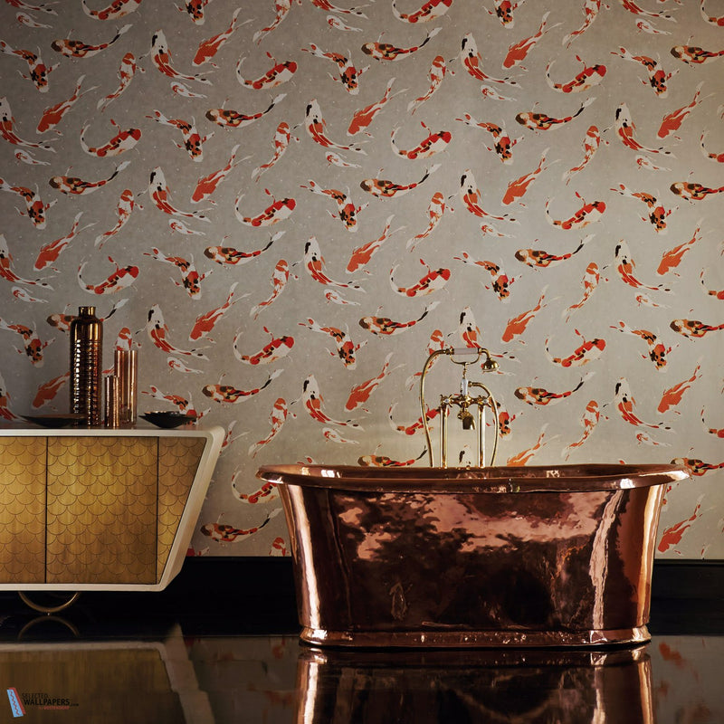 Koi papier peint de Harlequin