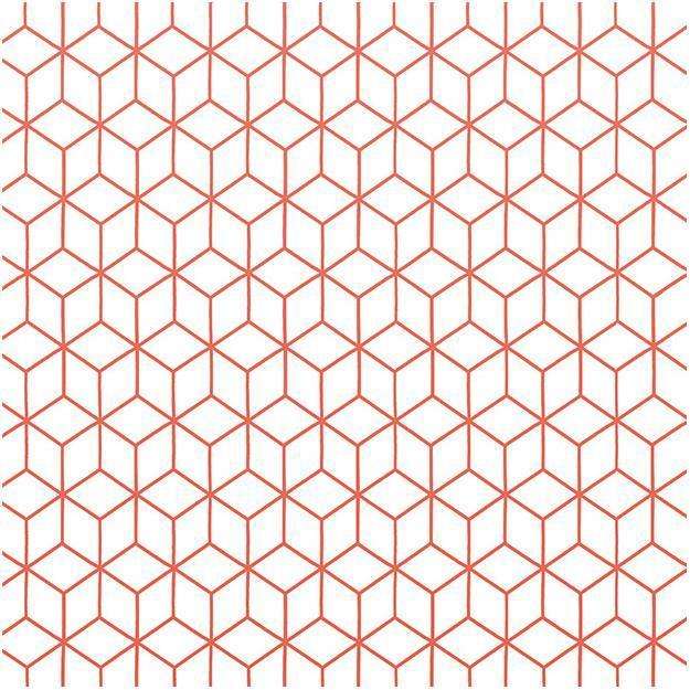 Kube-behang-Tapete-Les Dominotiers-Coral-Non Woven 70 cm-DOM5/1-Selected Wallpapers