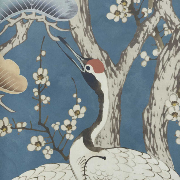 Kyoto Blossom-Behang-1838 wallcoverings-Prussian Blue-Set-2311-174-01-Selected Wallpapers