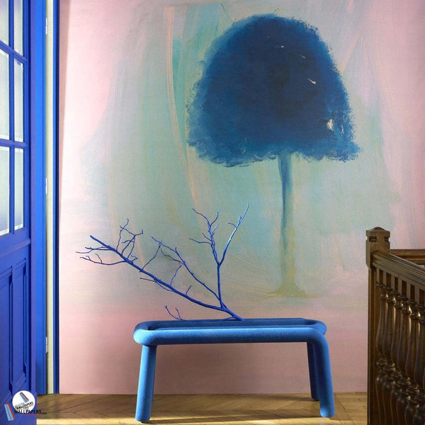 L'Arbre Bleu-Behang-Tapete-Pierre Frey-Selected Wallpapers