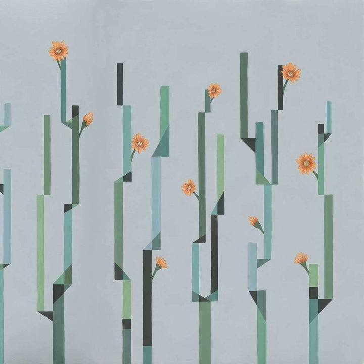 La Bien Querida - Flor de Cactus-Behang-Tapete-Coordonne-Dia-Non Woven-8000054N-Selected Wallpapers