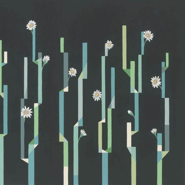 La Bien Querida - Flor de Cactus-Behang-Tapete-Coordonne-Noche-Non Woven-8000055N-Selected Wallpapers