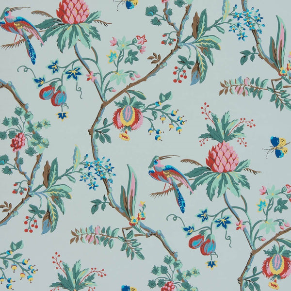 La Comedie-behang-Braquenie-Bleu-Rol-BP328006-Selected Wallpapers