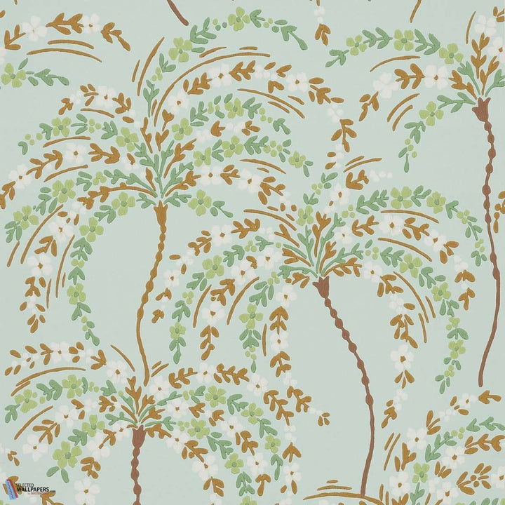 La Palmeraie-Behang-Tapete-Pierre Frey-Celadon-Rol-FP858003-Selected Wallpapers