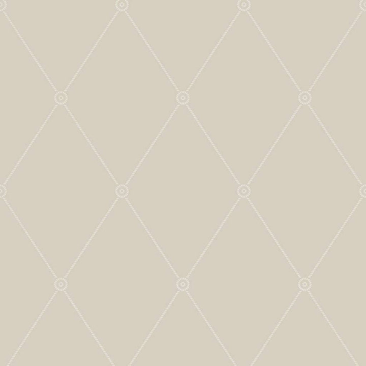 Large Georgian Rope Trellis-Behang-Tapete-Cole & Son-Linen-Rol-100/13061-Selected Wallpapers