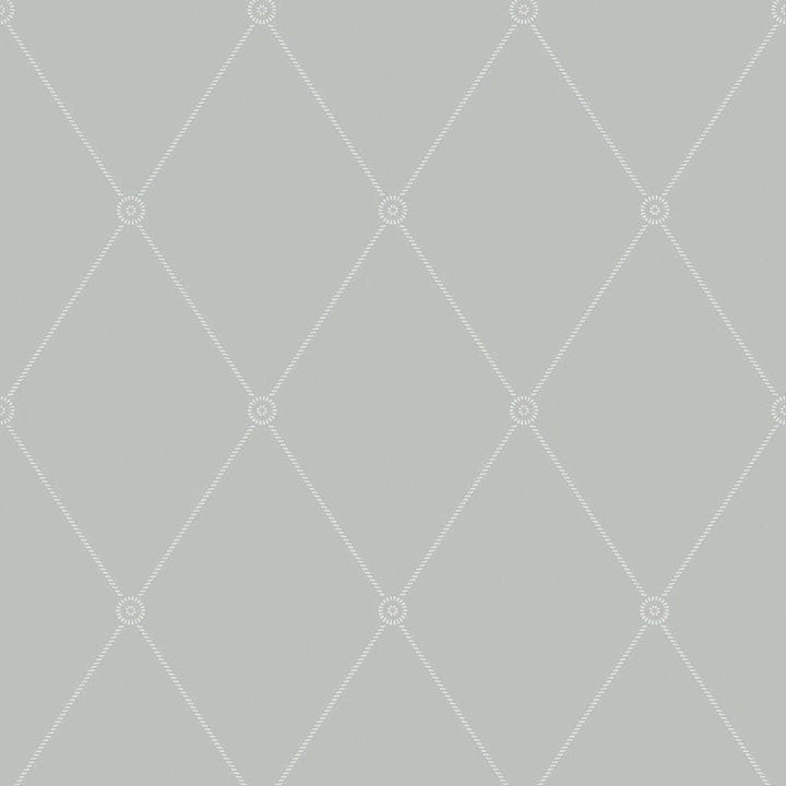 Large Georgian Rope Trellis-Behang-Tapete-Cole & Son-Grey-Rol-100/13062-Selected Wallpapers