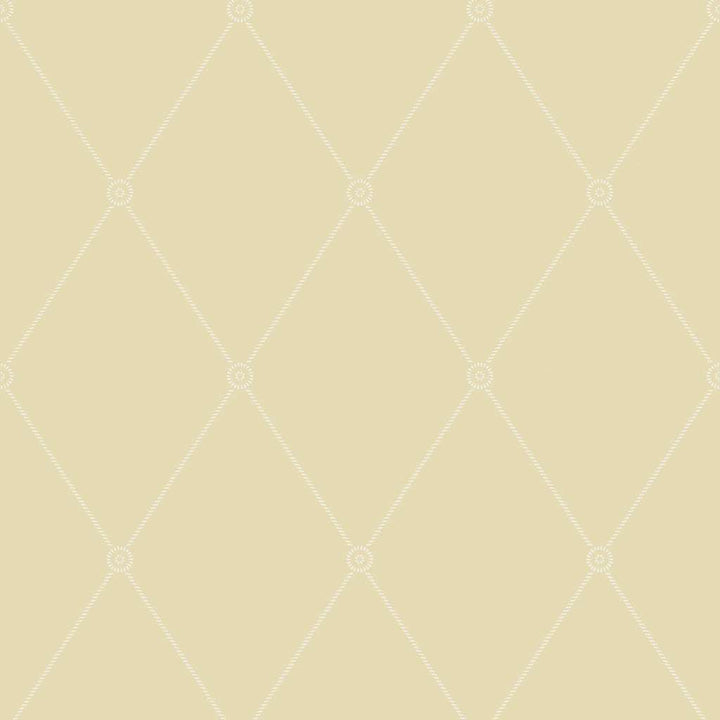 Large Georgian Rope Trellis-Behang-Tapete-Cole & Son-Oat-Rol-100/13063-Selected Wallpapers