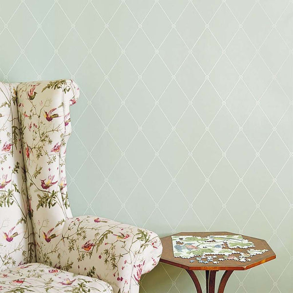 Large Georgian Rope Trellis-Behang-Tapete-Cole & Son-Selected Wallpapers