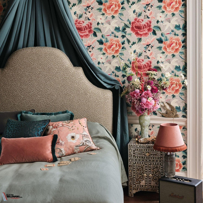 Lavinia Shimmer Wallcovering papel pintado de Romo