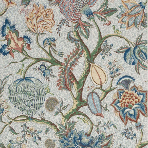 Le Grand Corail-wallpaper-Braquenie-Old Blue-Roll-BP204003-Selected Wallpapers