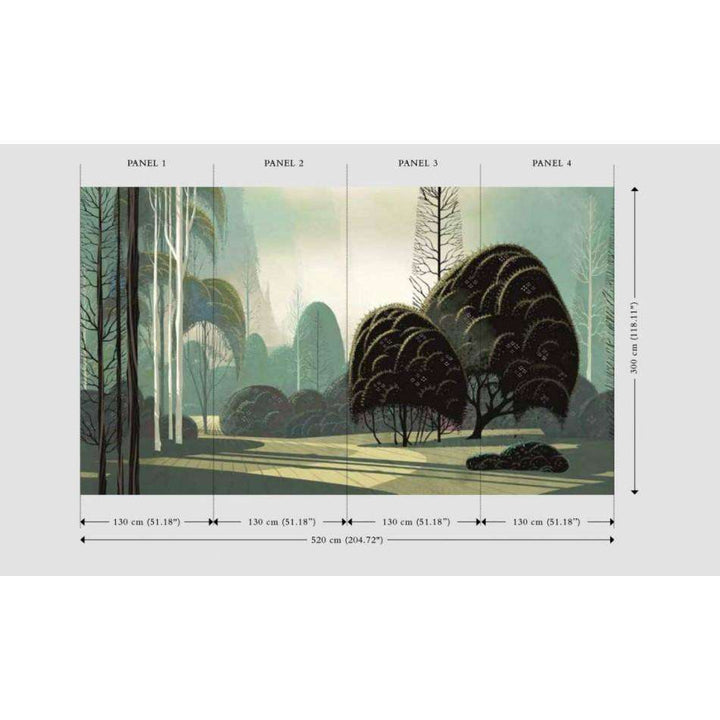 Le Jardin Mystique-behang-Tapete-Arte-Selected Wallpapers