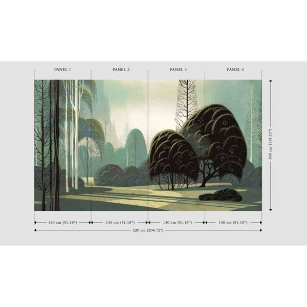 Le Jardin Mystique-behang-Arte-Selected Wallpapers