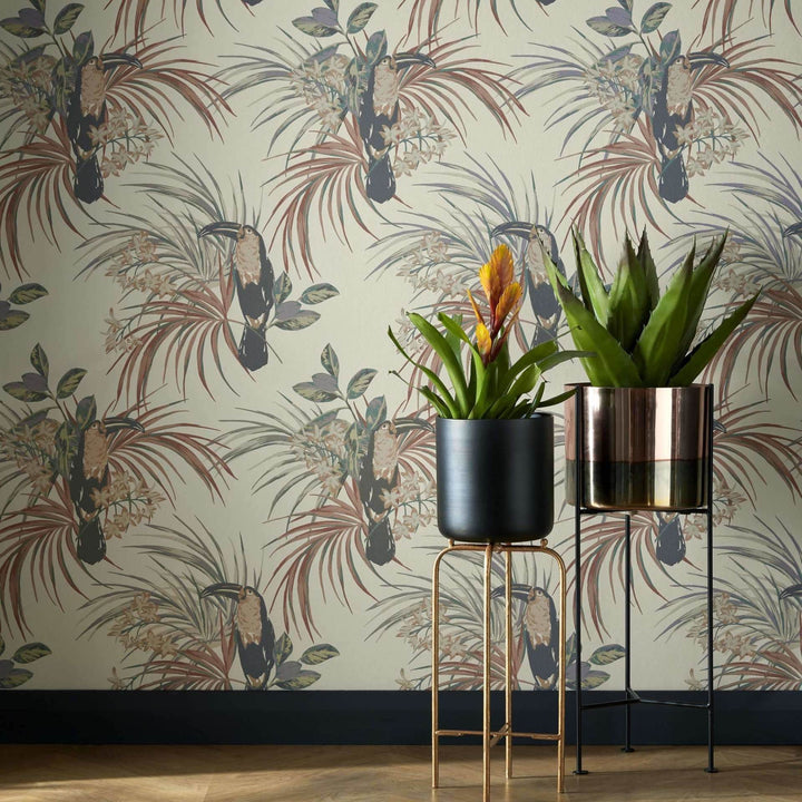 Le Toucan-Behang-Tapete-1838 wallcoverings-Selected Wallpapers