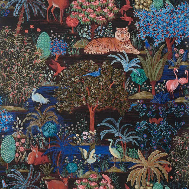 Le jardin du palais-behang-Tapete-Pierre Frey-Nuit-Meter (M1)-FP636001-Selected Wallpapers