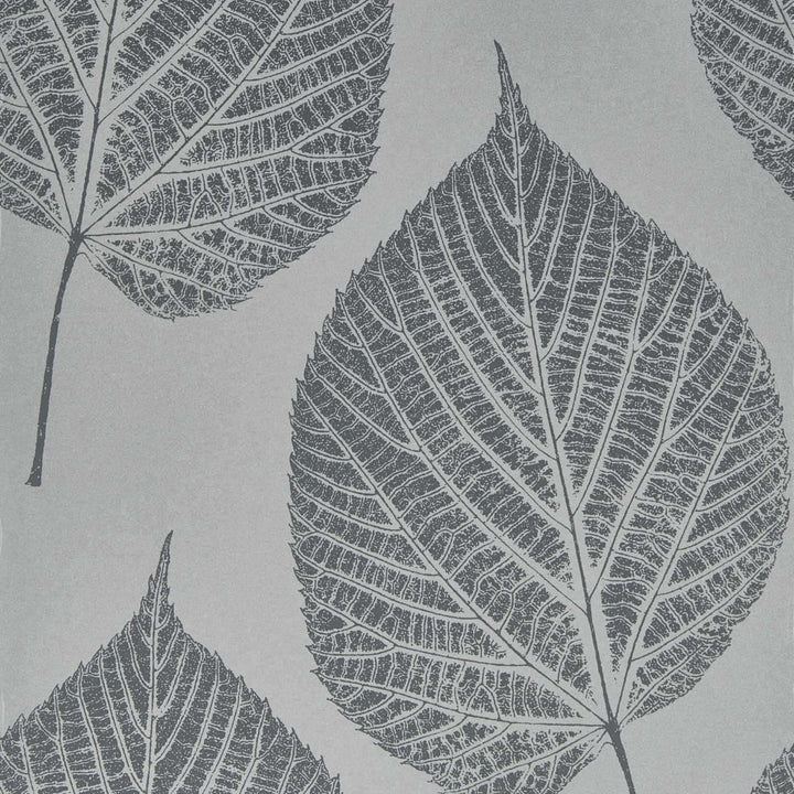 Leaf-behang-Tapete-Harlequin-Slate/Silver-Rol-112608-Selected Wallpapers