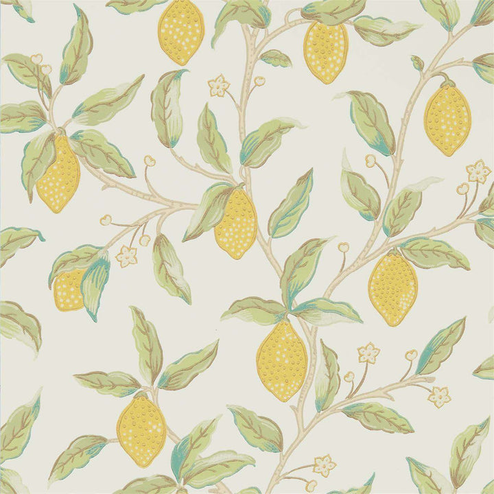 Lemon Tree-behang-Tapete-Morris & Co-Bay Leaf-Rol-216672-Selected Wallpapers
