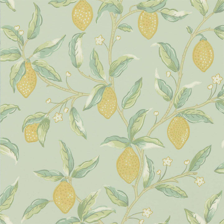 Lemon Tree-behang-Tapete-Morris & Co-Sage-Rol-216673-Selected Wallpapers