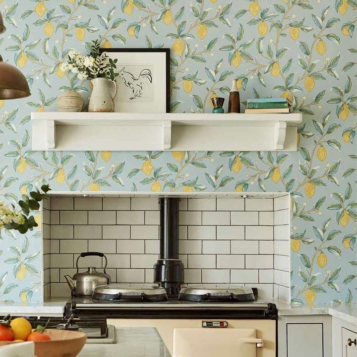 Lemon Tree-behang-Tapete-Morris & Co-Selected Wallpapers