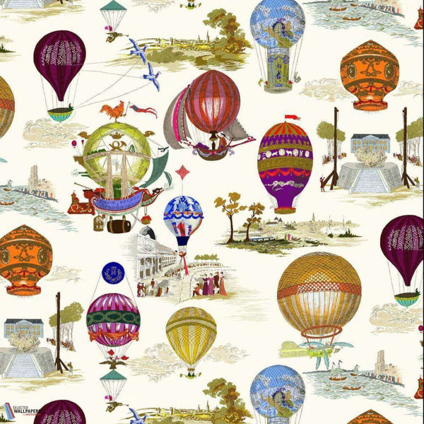Les Aeronefs-behang-Pierre Frey-Multicolore-Meter (M1)-FP431002-Selected Wallpapers