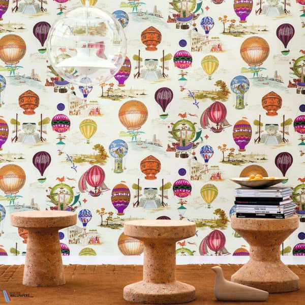 Les Aeronefs-behang-Pierre Frey-Selected Wallpapers
