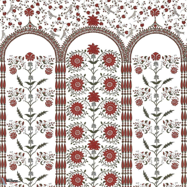Les Arcades Albertine-behang-Braquenie-Rouge-Paneel-BP348001-Selected Wallpapers