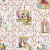 Les Folies-behang-Pierre Frey-Corail-Meter (M1)-FP758001-Selected Wallpapers