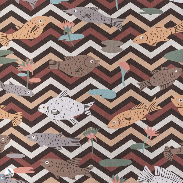 Les Poissons du Nil-Behang-Pierre Frey-Cafe-Meter (M1)-FP893002-Selected Wallpapers