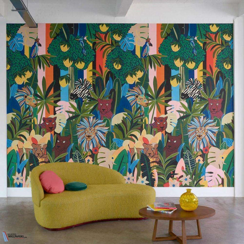 Les Rois de la jungle wallpaper by Pierre Frey