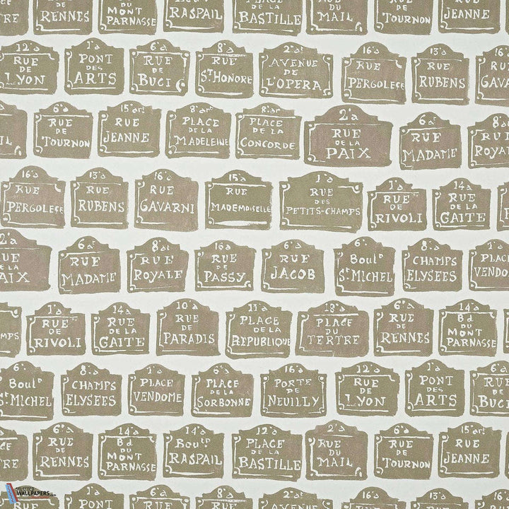 Les Rues Parisiennes-Behang-Tapete-Pierre Frey-Beige-Meter (M1)-FP841001-Selected Wallpapers