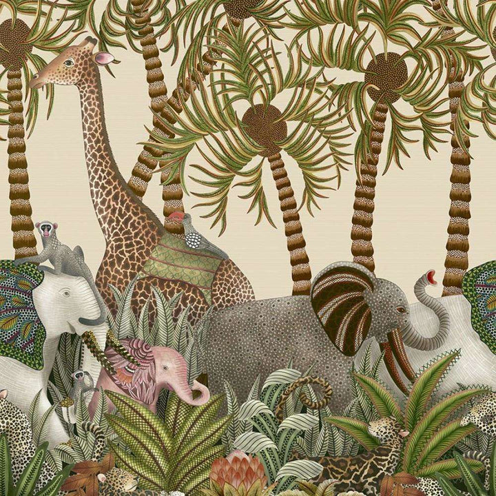 Letaba March Grasscloth-Behang-Tapete-Cole & Son-Cream-Rol-119/11047-Selected Wallpapers