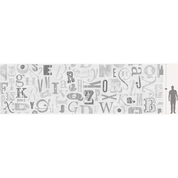 Lettering-behang-Inkiostro Bianco-Selected Wallpapers