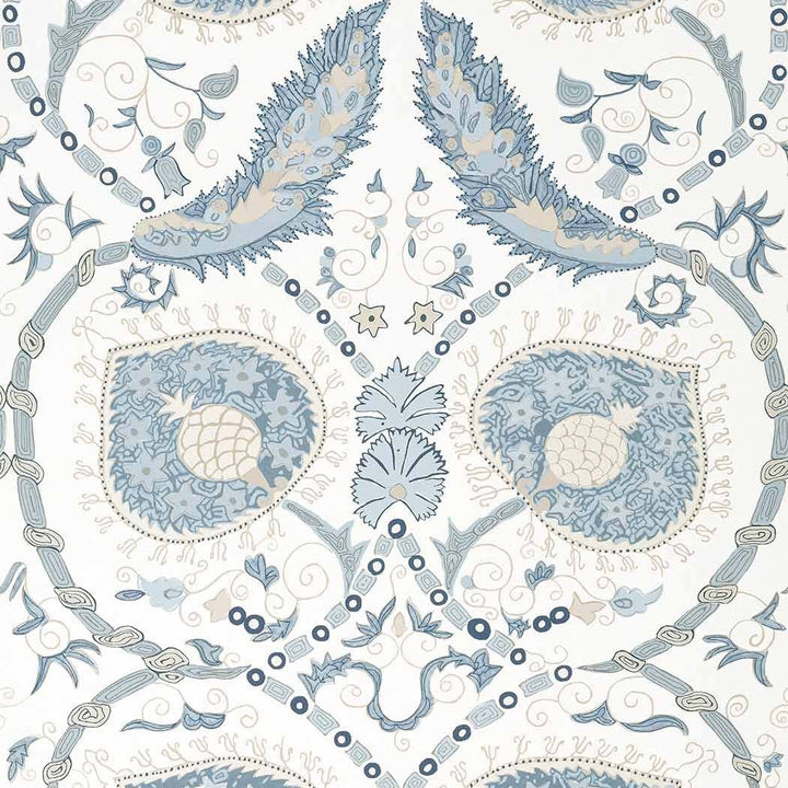Lewis-Behang-Tapete-Thibaut-Spa Blue-Rol-T13215-Selected Wallpapers