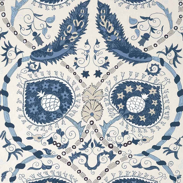 Lewis-Behang-Thibaut-Blue-Rol-T13218-Selected Wallpapers