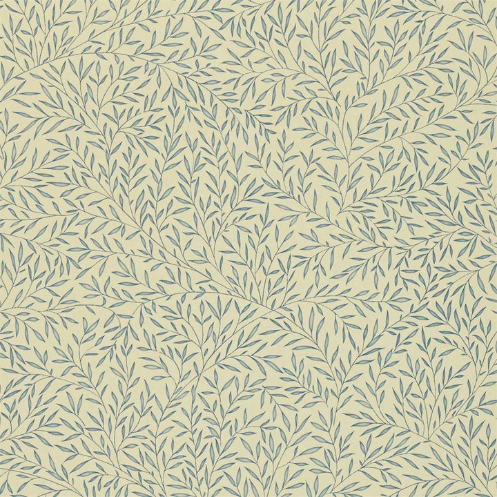 Lilly leaf-behang-Tapete-Morris & Co-Woad-Rol-210445-Selected Wallpapers