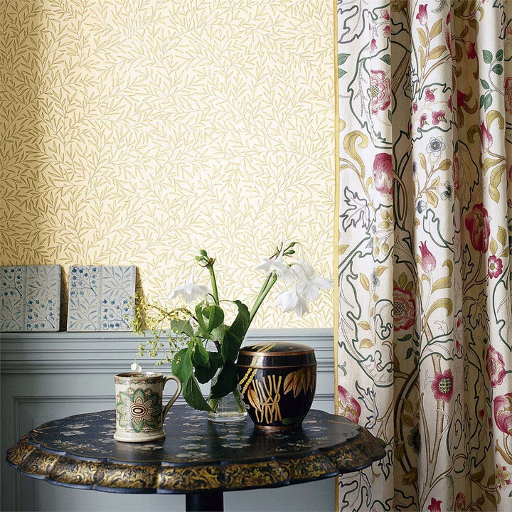 Lilly leaf-behang-Tapete-Morris & Co-Selected Wallpapers