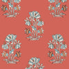 Lily Flower-Behang-Thibaut-Coral-Rol-T13205-Selected Wallpapers