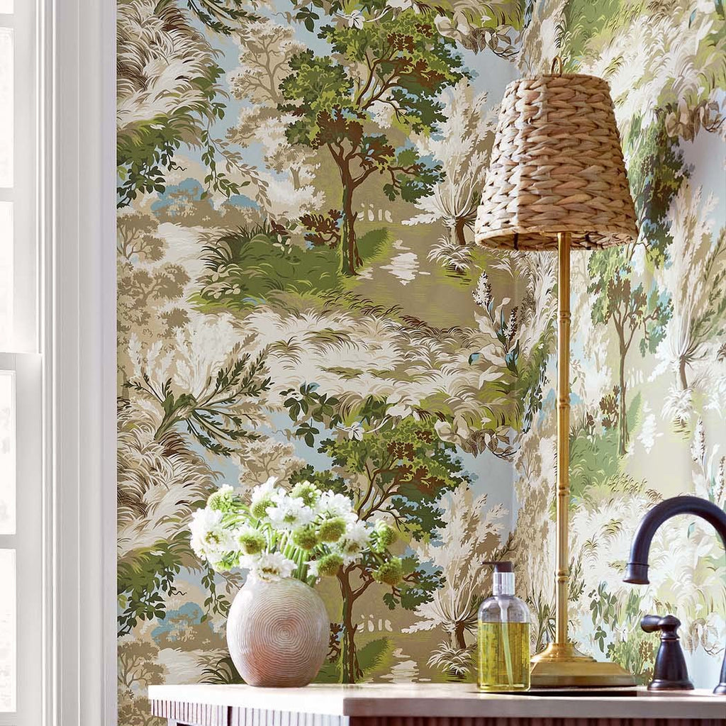Lincoln Toile-Behang-Tapete-Thibaut-Selected Wallpapers