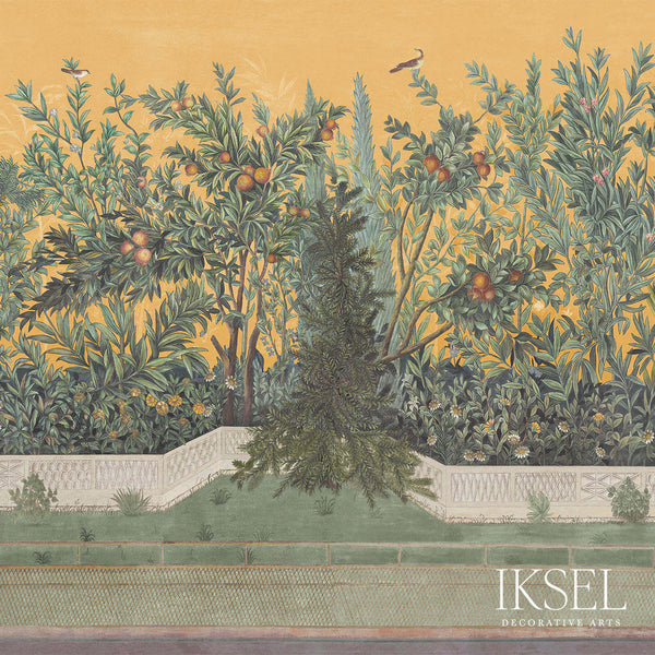 Livias Garden-Behang-Iksel-Sunset-225 cm-SC142_CS19-Selected Wallpapers