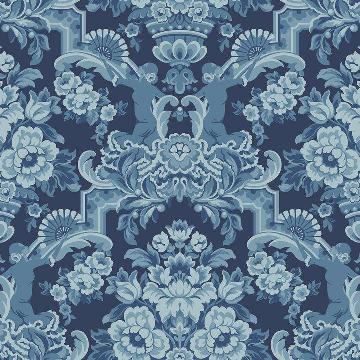 Lola-behang-Tapete-Cole & Son-China Blue-Rol-117/13041-Selected Wallpapers