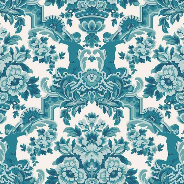 Lola-behang-Cole & Son-Petrol Blue-Rol-117/13042-Selected Wallpapers